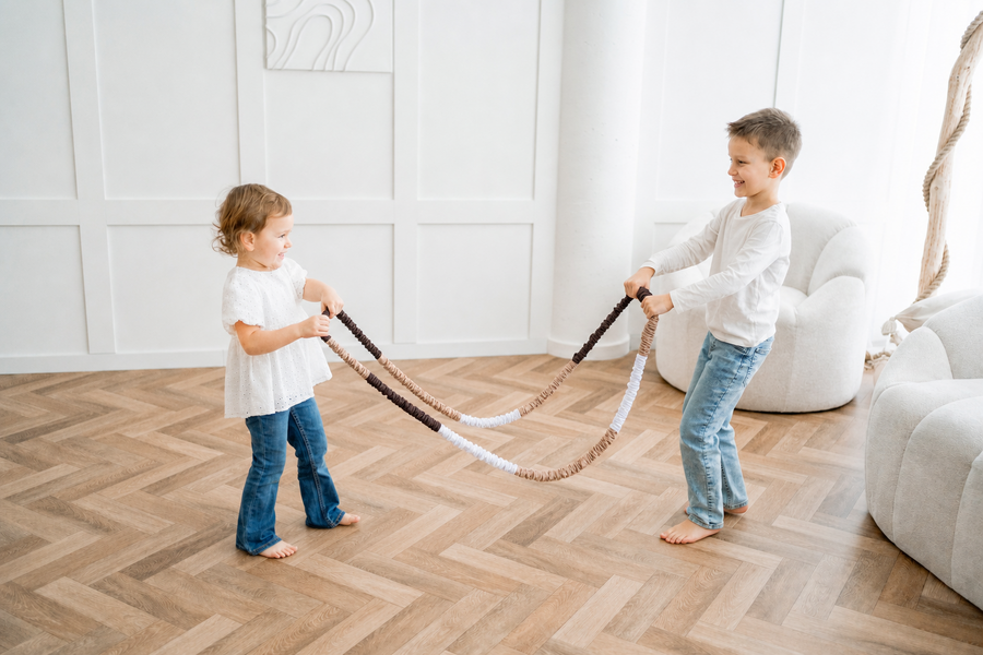 Guma sensoryczna animacyjna beżowa 3 kolorowa klasyczna 3 m