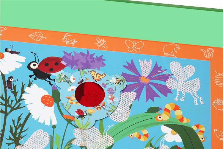 Scratch, 2 w 1 Puzzle magnetyczne i gra Szukaj z lupą - Robaczki 30 el.