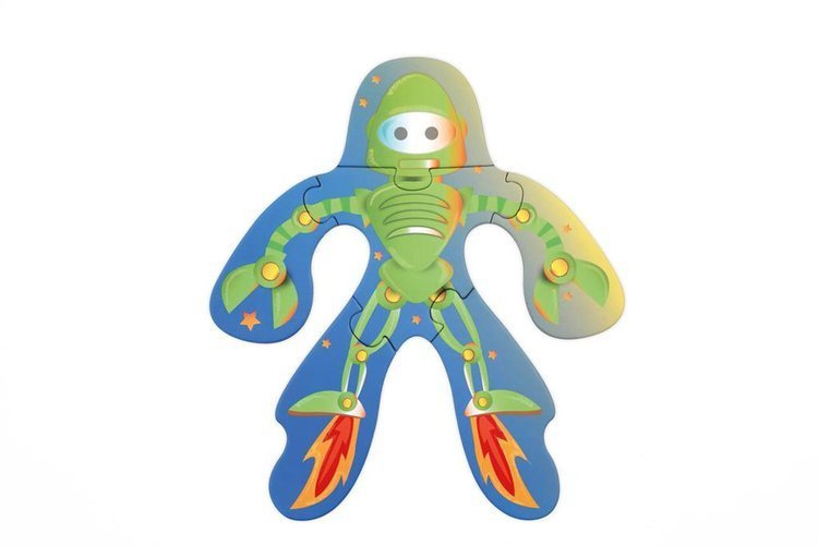 Scratch, Gra ze spinerem Puzzle Roboty