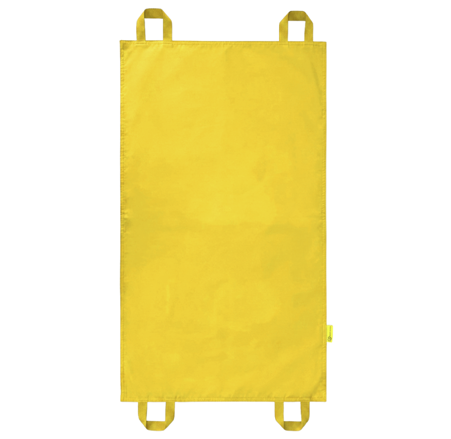 Mini chusta animacyjna 100 x 60 cm kolor: żółty