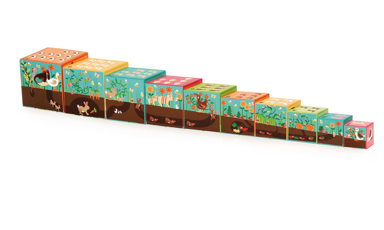 Piramida edukacyjna dla dzieci - Scratch Farma 2 10 elementów