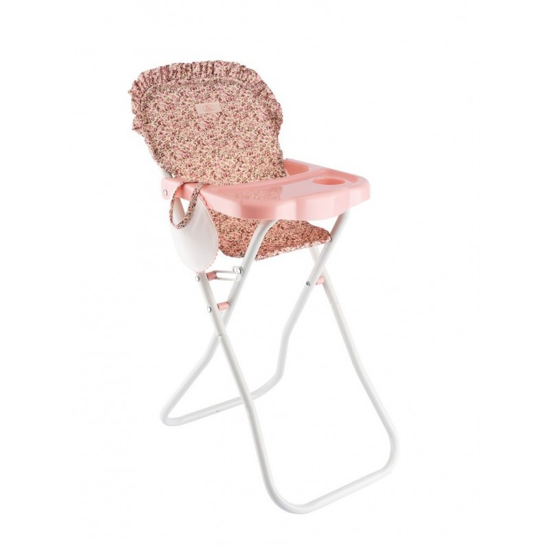 Krzesełko Martina do karmienia dla lalki do 46 cm różowe Asi 3712003