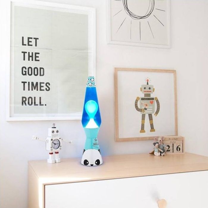 Magmowa lampa stołowa Panda