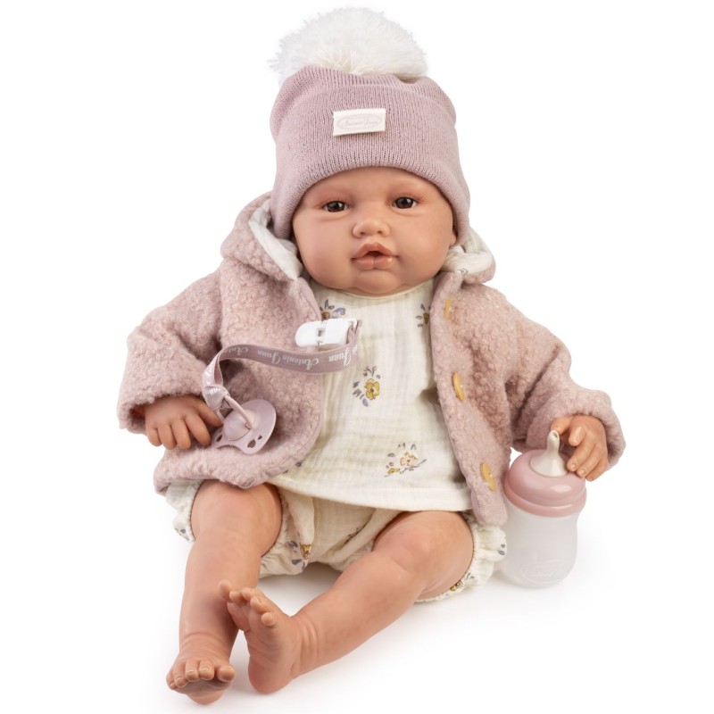 Lalka Reborn_Baby_Love kolekcjonerska z butelką Antonio Juan 82405