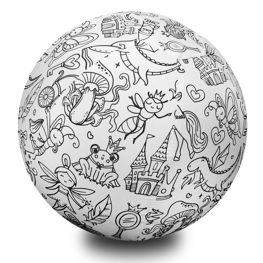 Piłka Balonowa do kolorowania WRÓŻKI 30 cm