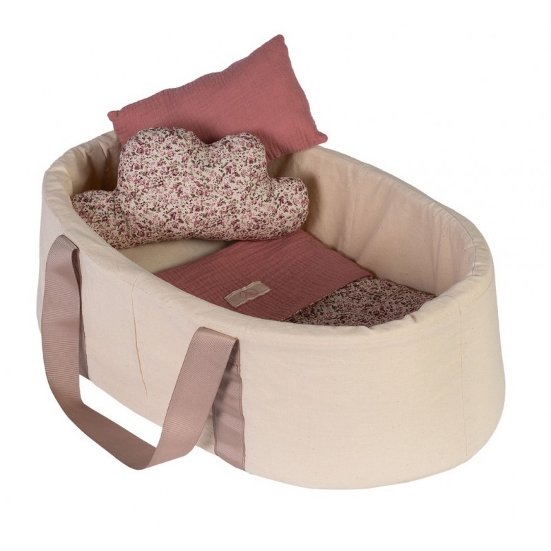 Duże nosidło dla lalki do 46cm beżowo-różowe Martina Asi 3999143