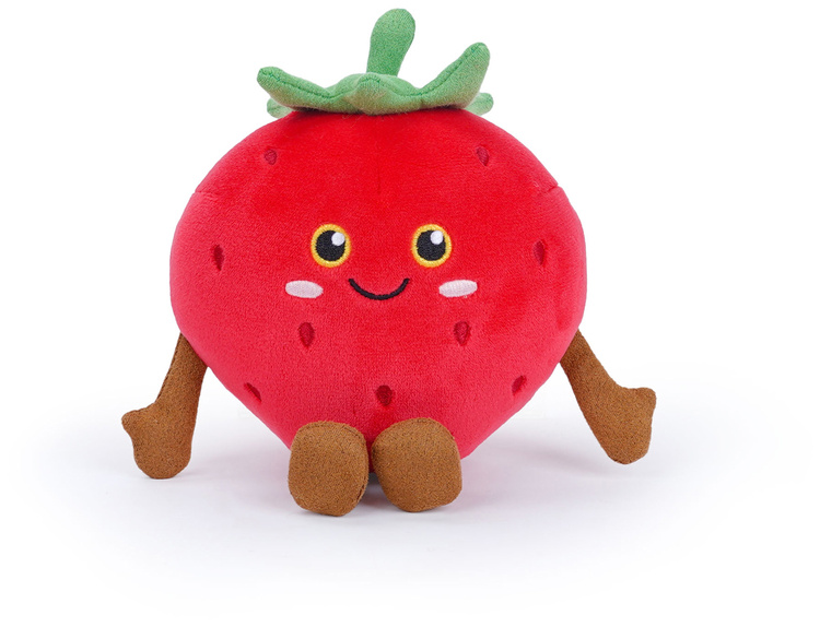 BESITOS, Squishy sensoryczny piankowy gniotek maskotka Truskawka 19 cm
