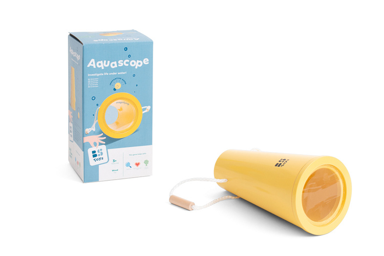 BS Toys, Aquascope - drewniany przyrząd do snorkelingu