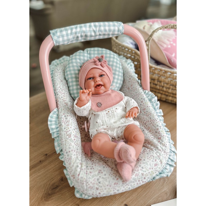 Nosidło Cloe dla lalki do 46 cm miętowe Asi 3712102