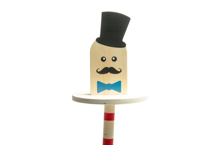 BS Toys, drewniana gra zręcznościowa Zrzuć Boba