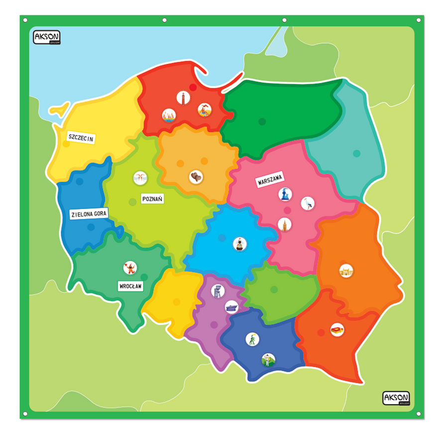 Mata Edukacyjna Mapa Polski
