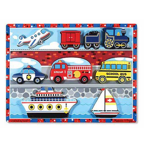 Melissa and Doug puzzle 3d środki transportu