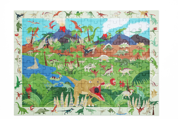 Scratch, Puzzle obserwacyjne - Dinozaury 150 el.