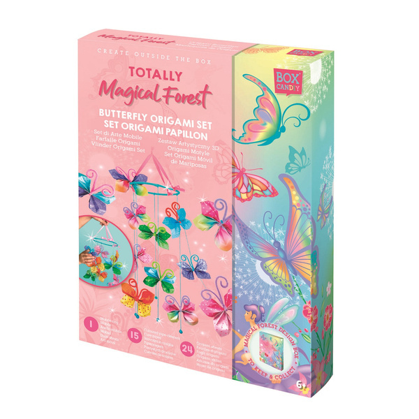 Zestaw artystyczny dla dzieci - Box Candiy Origami Motyle 3D
