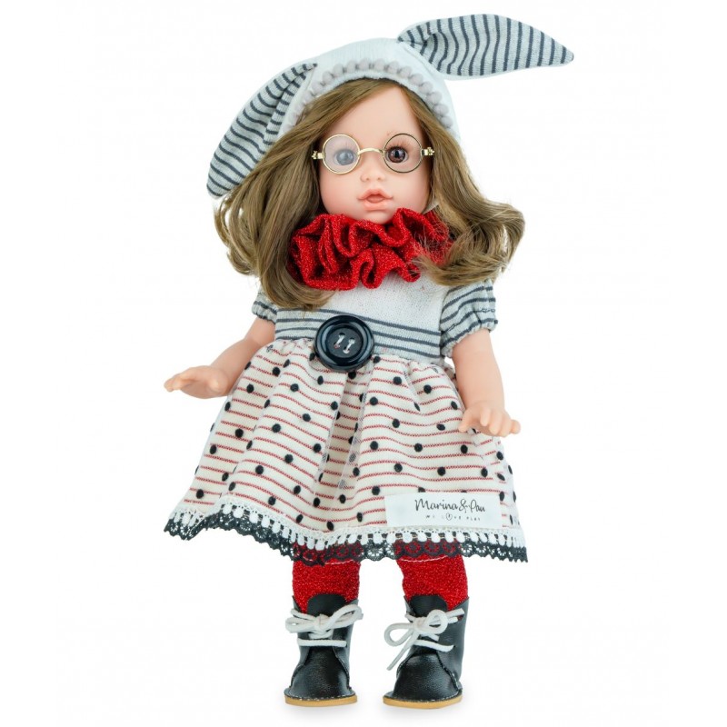 Lalka Petit Soleil Bunny w okularach Marina & Pau 2545