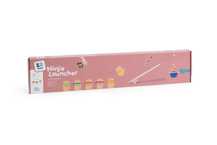 BS Toys, Ninja - drewniana wyrzutnia XL 70 cm
