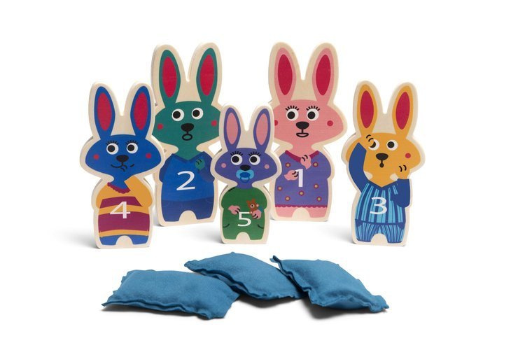 BS Toys, Drewniana gra zręcznościowa Króliczki