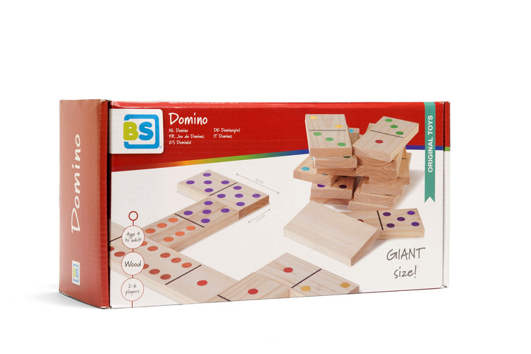 BS Toys, Domino drewniane 'Kolorowe'
