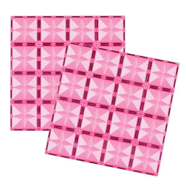 Klocki magnetyczne konstrukcyjne dla dzieci - Coblo 2 płyty 30x30