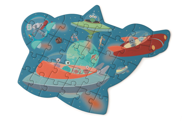 Scratch, Puzzle konturowe Kosmos 31 elem.