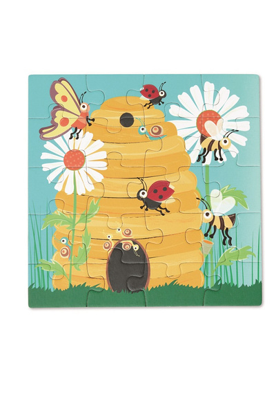 Scratch, Puzzle magnetyczne - książka podróżna W ogrodzie 2 obrazki 40 elem.