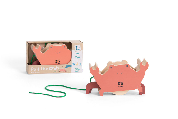 BS Toys, Drewniany krab do ciągnięcia