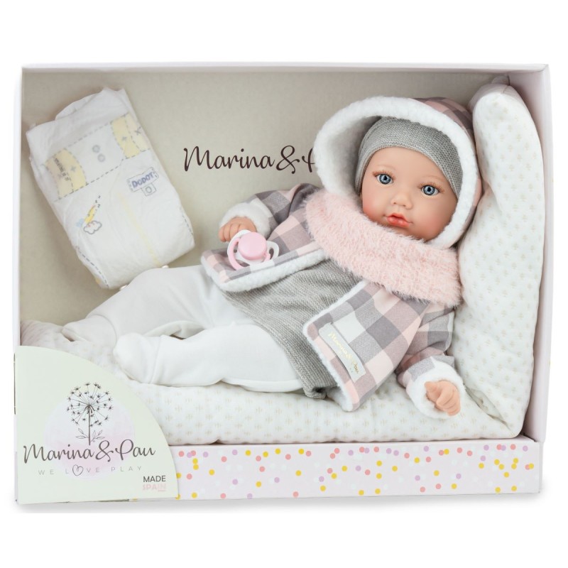 Lalka_Reborn Noa_Pink z poduszką Marina & Pau 3171