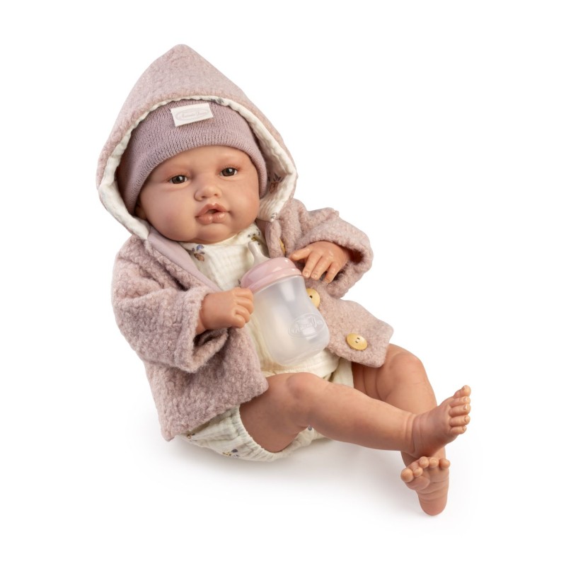 Lalka Reborn_Baby_Love kolekcjonerska z butelką Antonio Juan 82405