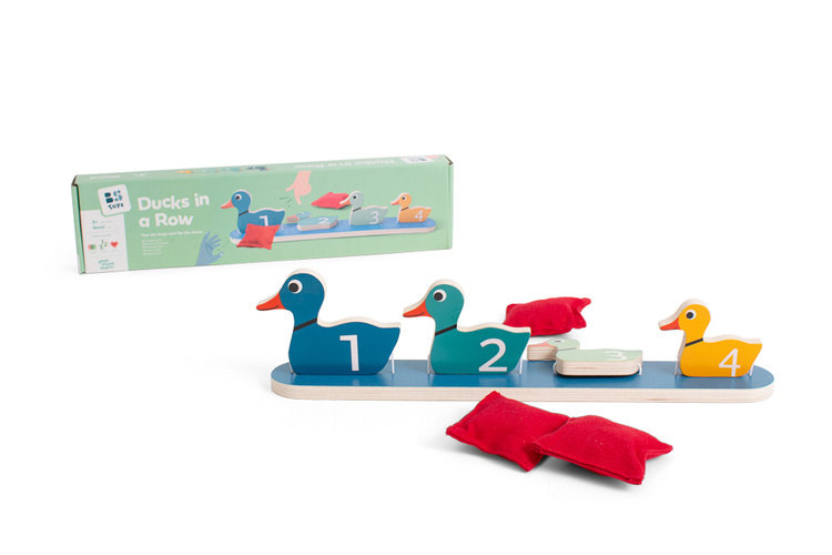 BS Toys, drewniana gra zręcznościowa Kaczki