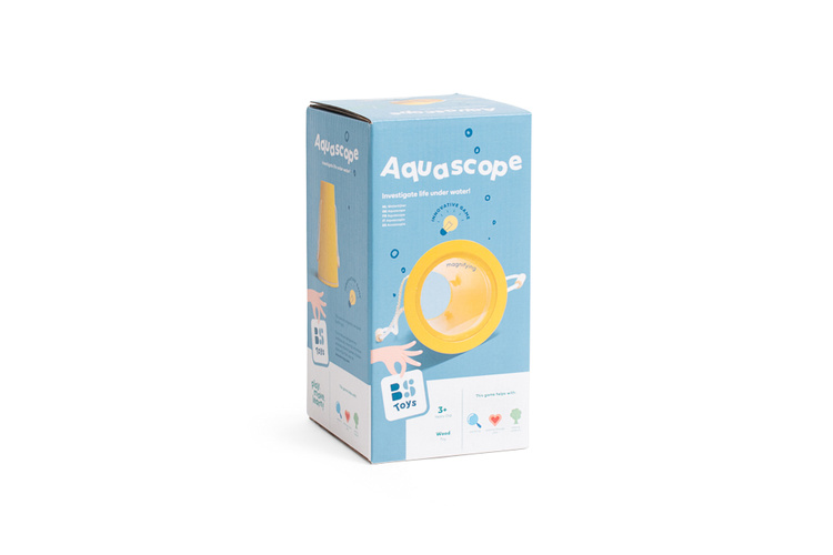 BS Toys, Aquascope - drewniany przyrząd do snorkelingu