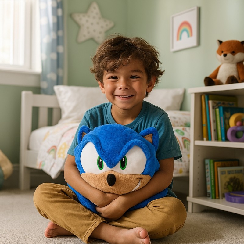 Sonic Poduszka i pluszowy ogrzewacz do dłoni Cozy Noxxiez HW774