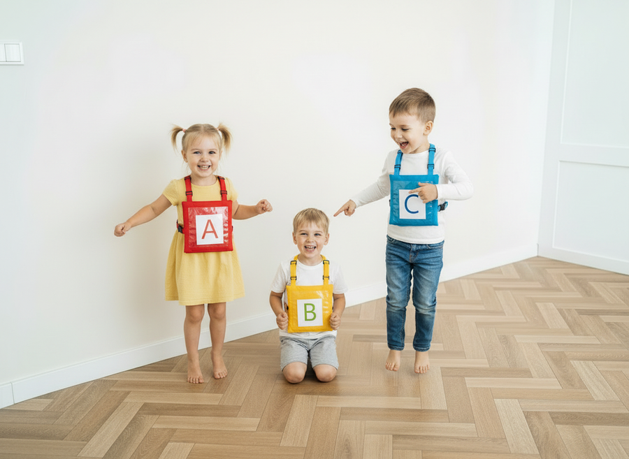 Gra integracyjna poduszki z kieszonką dla dzieci zestaw 6 szt.