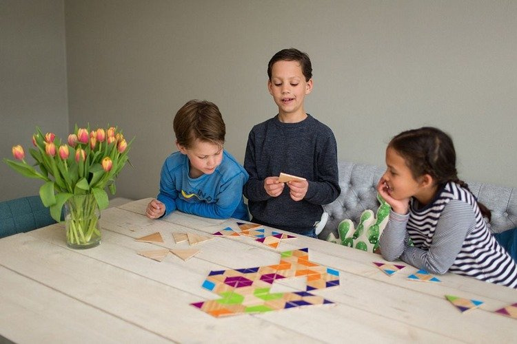 BS Toys, Domino drewniane Trójkąty