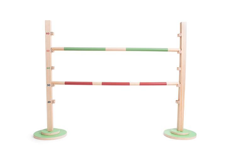BS Toys, Drewniana gra sportowa Skok przez płotki