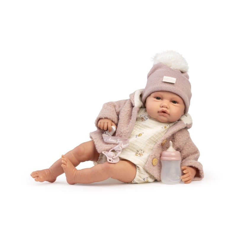 Lalka Reborn_Baby_Love kolekcjonerska z butelką Antonio Juan 82405