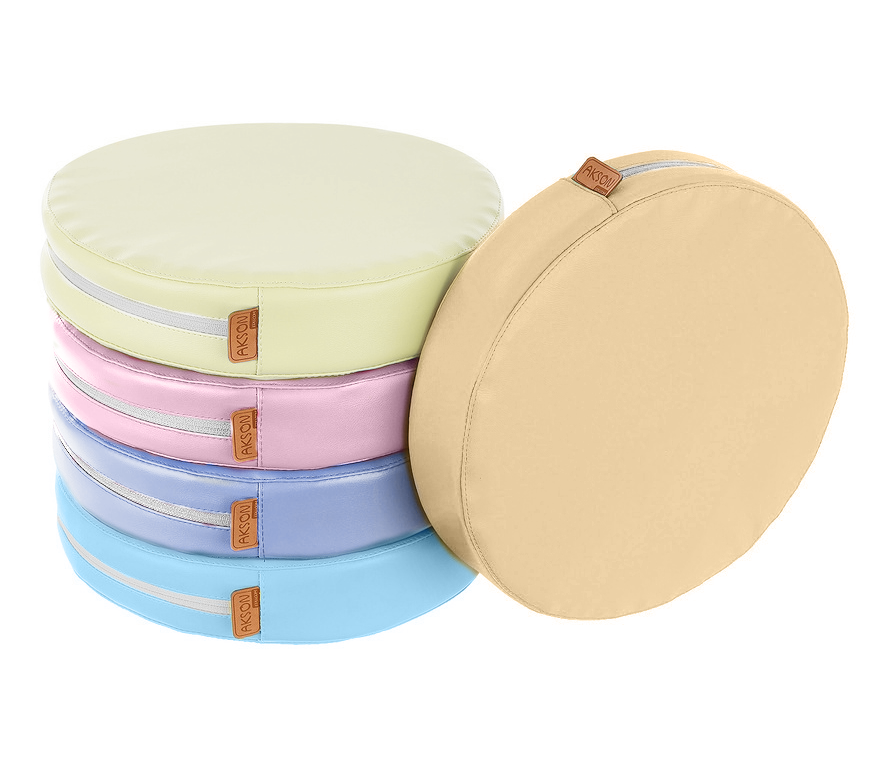 Zestaw poduszek EKOSKÓRA Premium PASTEL 5 szt. AKSON