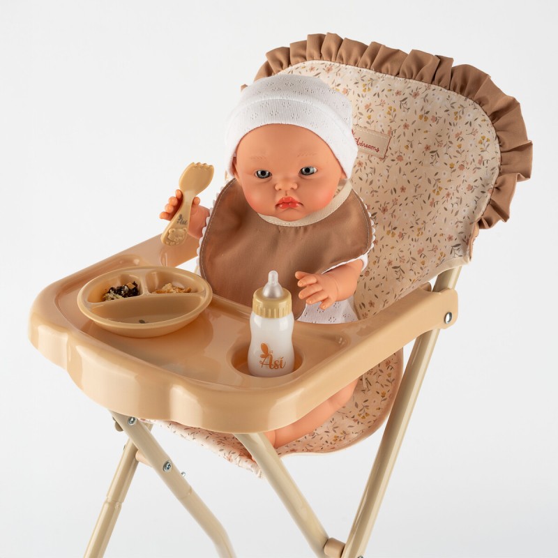 Krzesełko Teresa dla lalki do 46 cm beżowe Asi 3712203