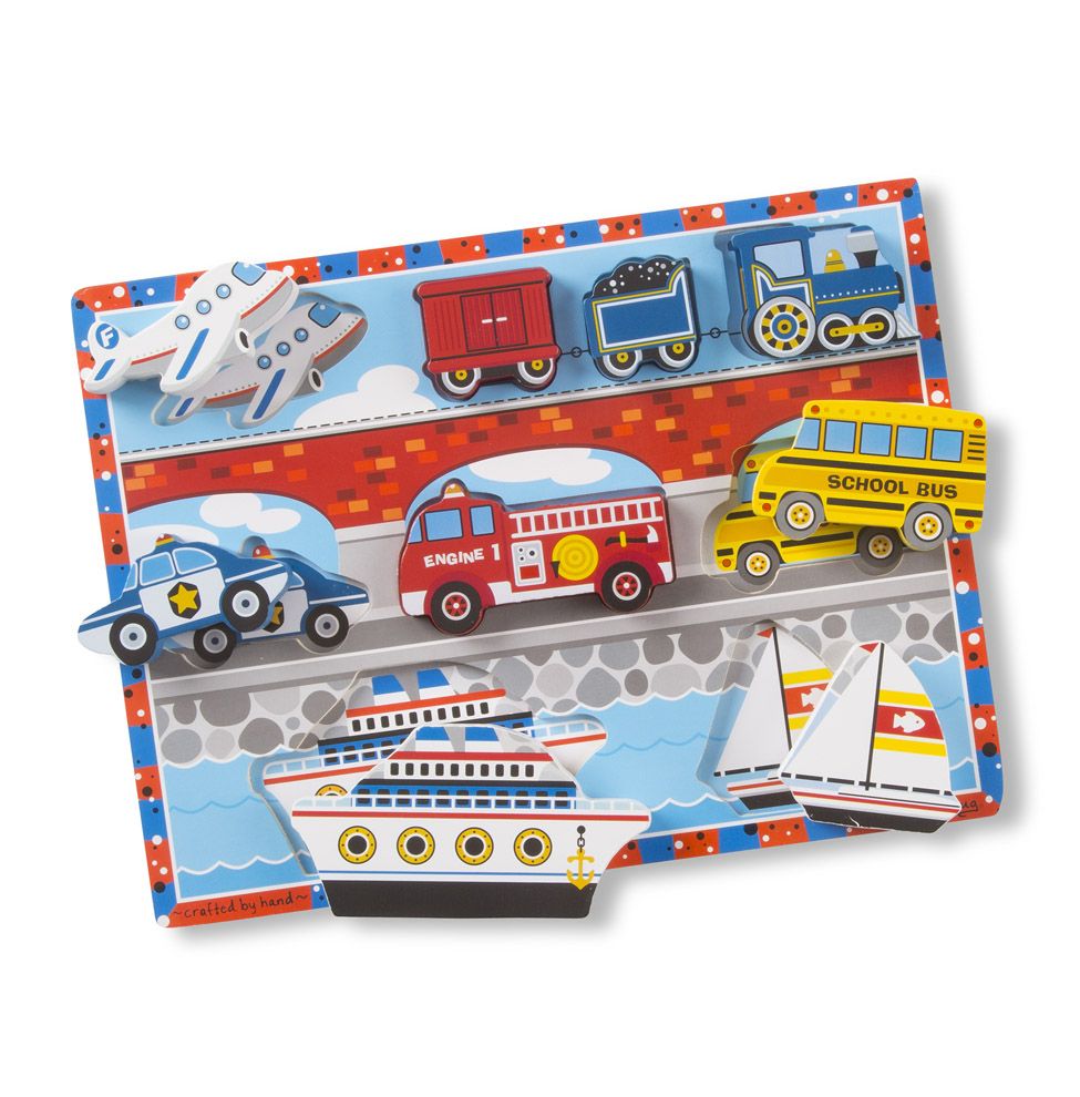 Melissa and Doug puzzle 3d środki transportu