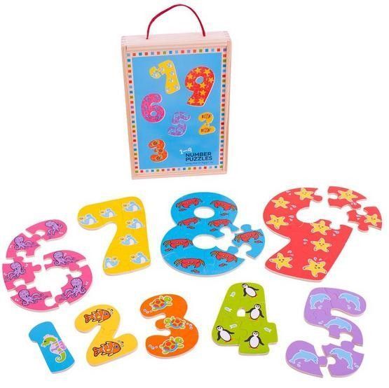 Puzzle Cyferki od 1 do 9 BJ