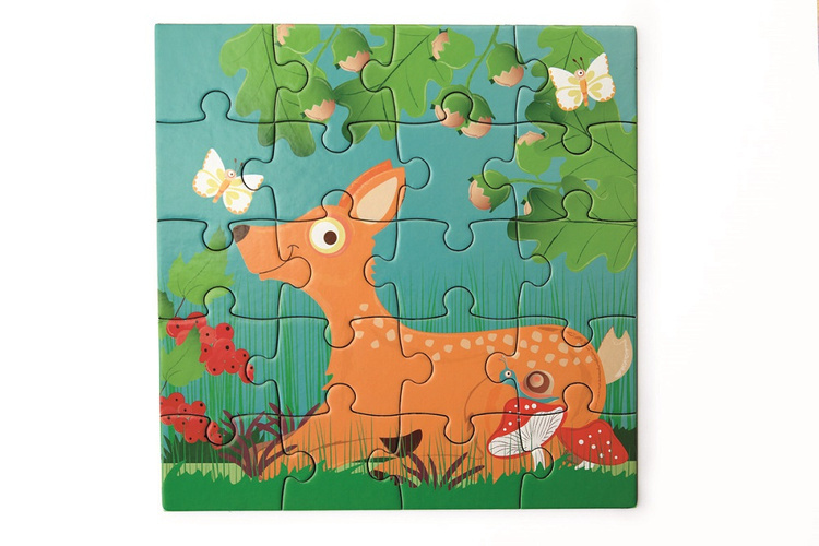 Puzzle Magnetyczne Książka Podróżna w Lesie