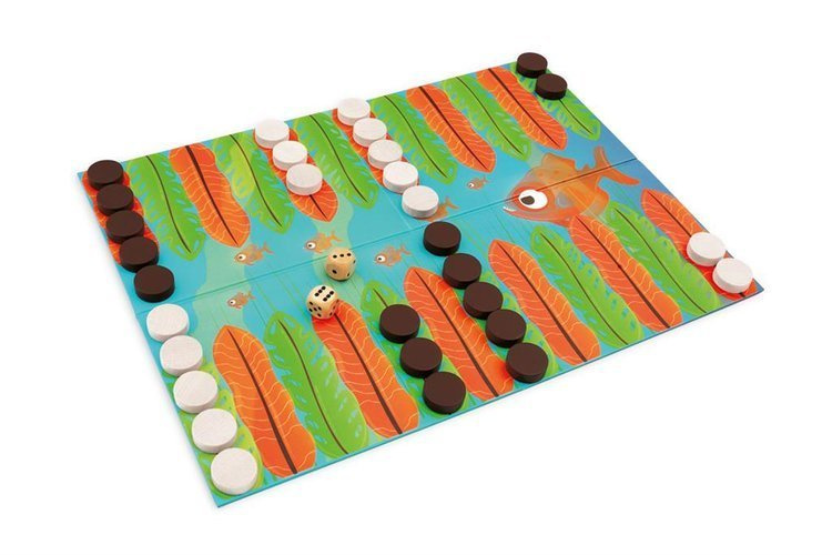 Scratch, Gra Backgammon Wyścig Piranii
