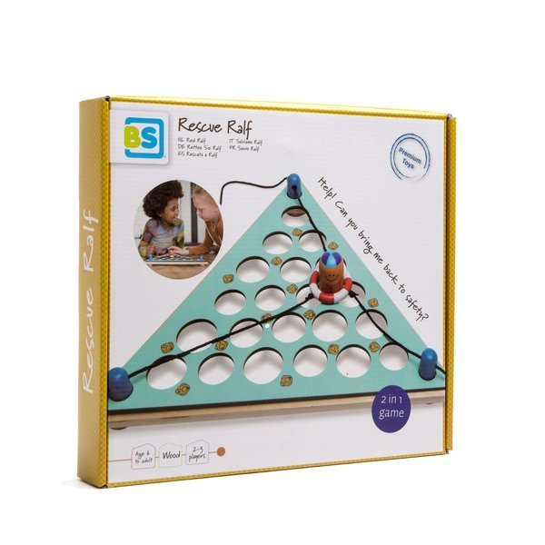 BS Toys, drewniana gra zręcznościowa Uratuj Ralfa