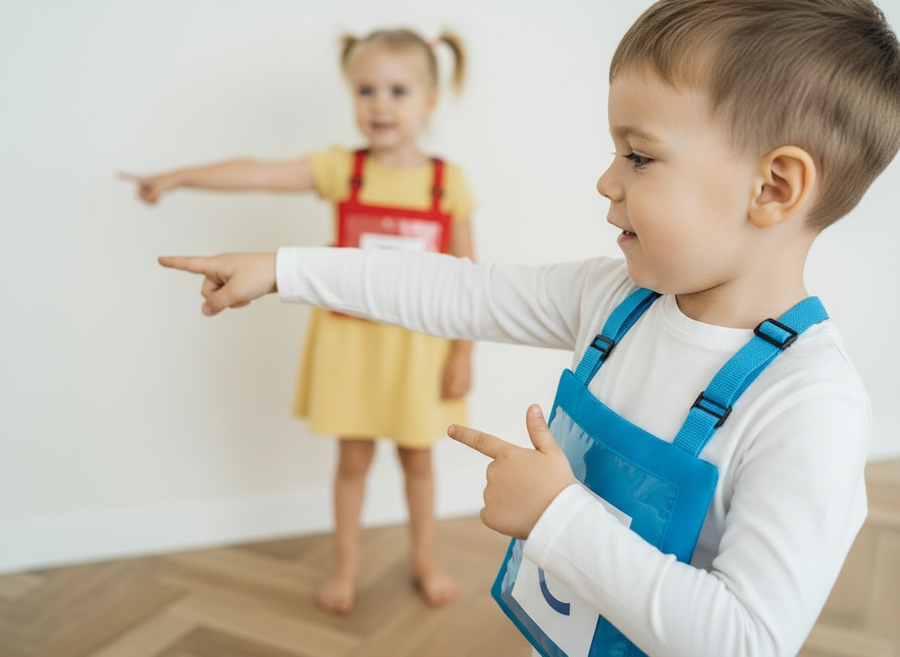 Gra integracyjna poduszki z kieszonką dla dzieci zestaw 6 szt.