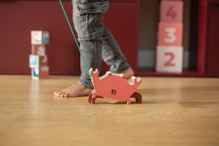BS Toys, Drewniany krab do ciągnięcia