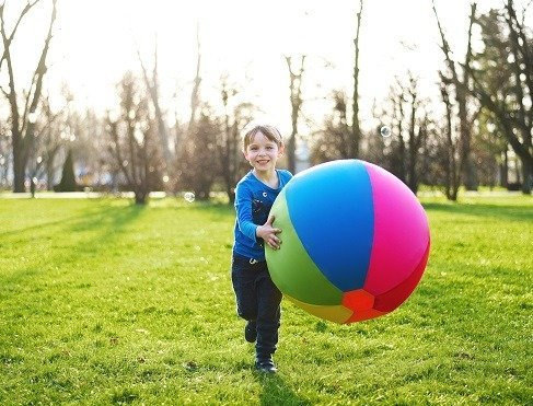Piłka Balonowa XXL Tropikalne Liście