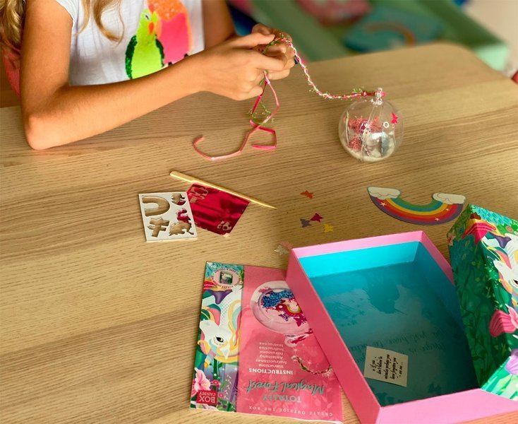 Box Candiy, zestaw kreatywny Terrarium Jednorożec