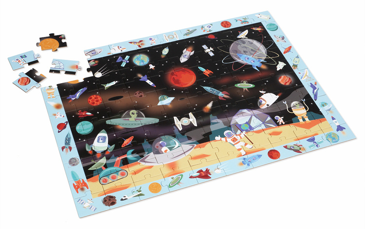 Scratch, Puzzle obserwacyjne - Kosmos 150 el.