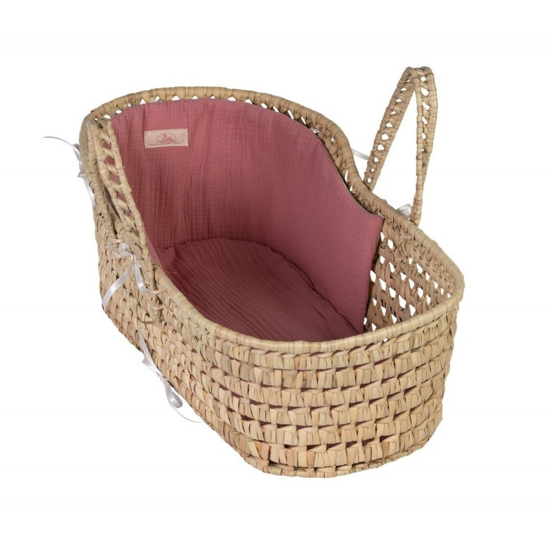 Kosz Mojżesza wyściełany duży dla lalki do 45cm Asi 3999843