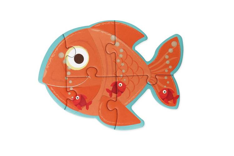 Scratch, Pierwsze Puzzle 5 Zwierząt Ocean