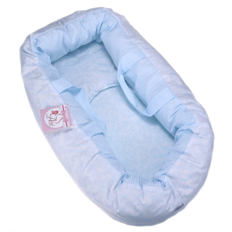 Nosidło małe niebieskie dla lalki do 36cm Asi 3998014